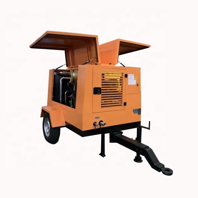 Compresseur d'air à moteur diesel portable 55 kW Moteur 8 bar Pression de travail pour forage
