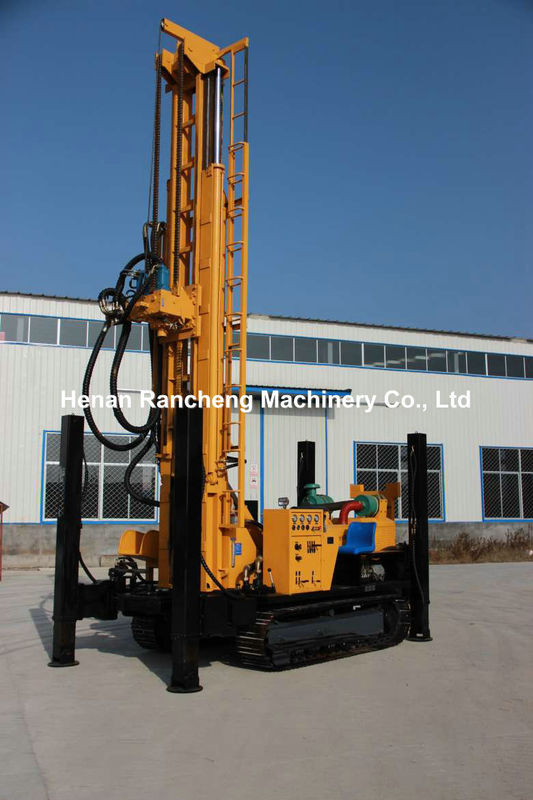 154kw Diesel Crawler mobile hydraulique rotatif 800m mine trou profond sous-sol de l'eau puits de forage