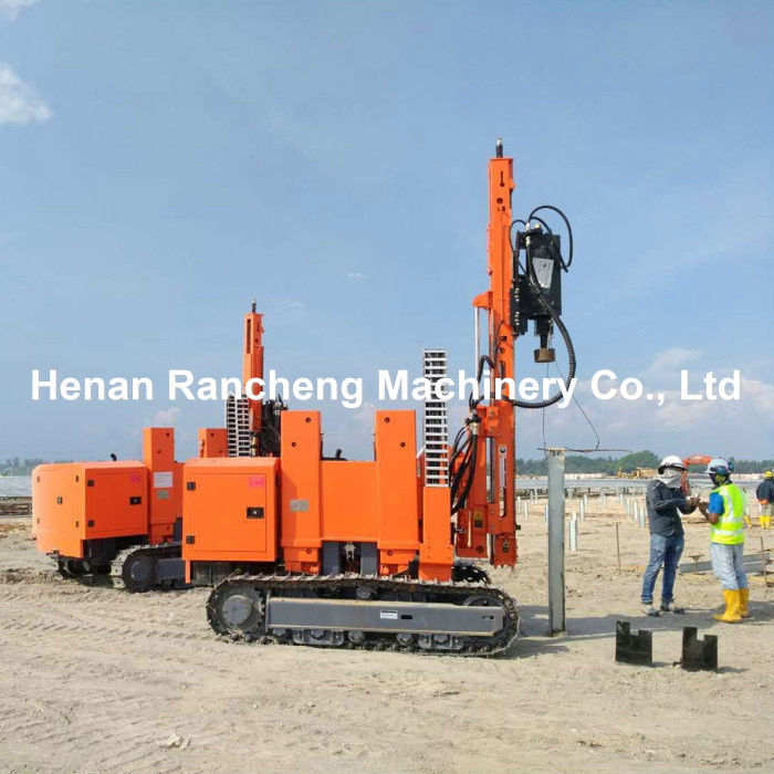 Machine de forage de 114 ch / pilote de pile photovoltaïque / machine / équipement pour l'installation de pile solaire