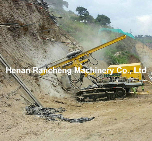 60m Petite machine à ramper de type DTH Rotary Blasting montée sur un forage portable pour l'exploitation minière