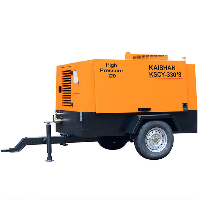 9. 2m3 / min Capacité compresseur d' air de forage Yuchai 88KW 8bar pression de travail