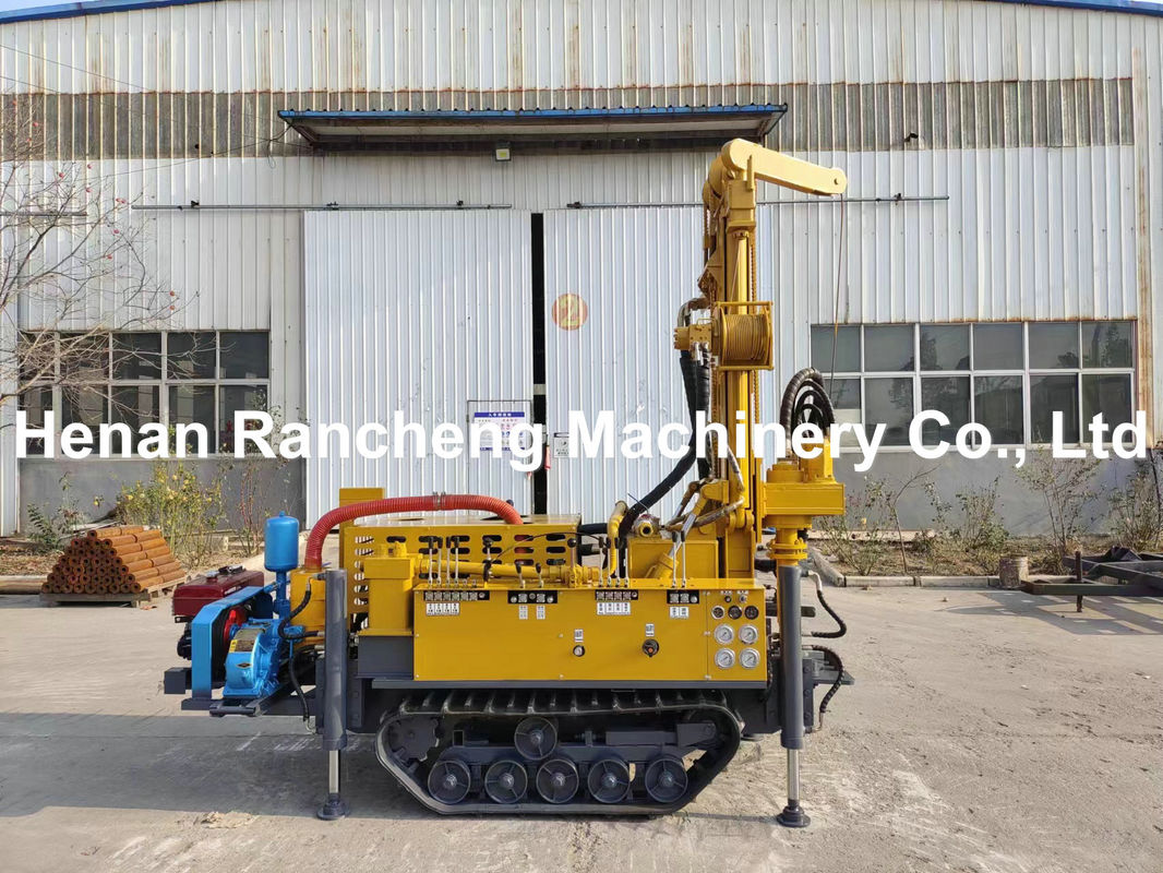 RCF150S 150m profondeur Compact Rubber Track Machine de forage de puits d'eau avec moteur Yuchai 42KW