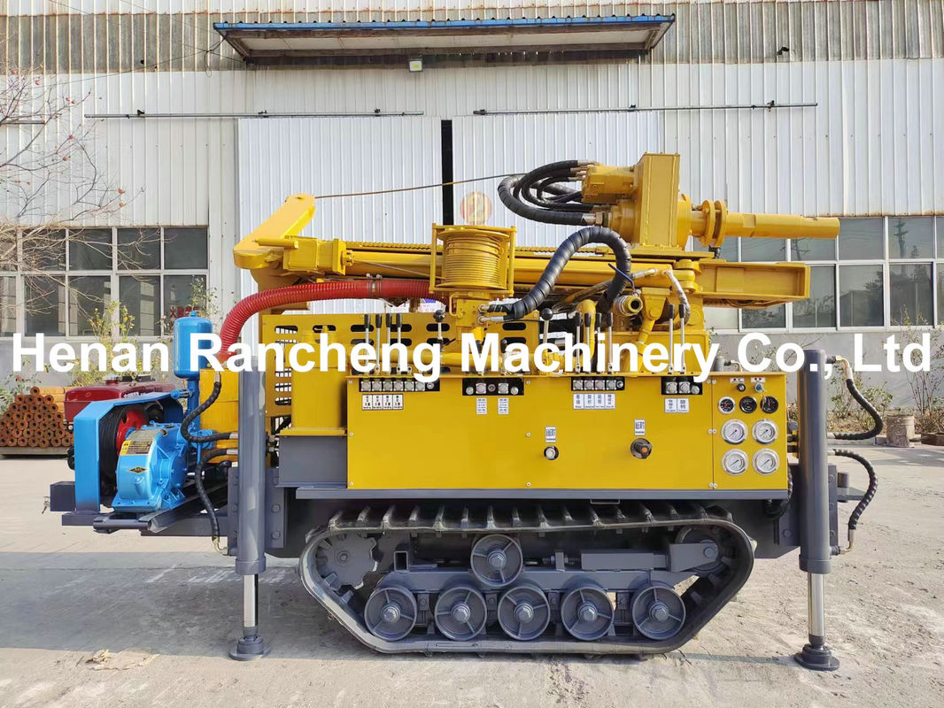 RCF150S 150m profondeur Compact Rubber Track Machine de forage de puits d'eau avec moteur Yuchai 42KW