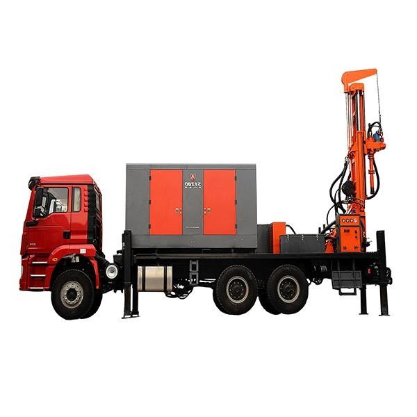 200 m de profondeur Camion monté machine de forage de forage rotatif équipement de forage à l'huile de forage de puits d'eau