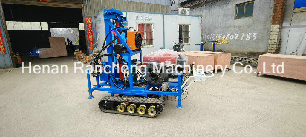 Facilité d'utilisation RCS200C Réglage portable de forage à rouleaux en caoutchouc avec 150 m de profondeur 450 mm de diamètre