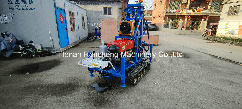 Facilité d'utilisation RCS200C Réglage portable de forage à rouleaux en caoutchouc avec 150 m de profondeur 450 mm de diamètre