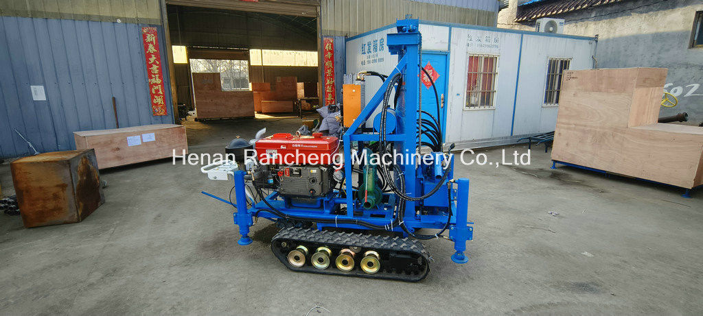 Facilité d'utilisation RCS200C Réglage portable de forage à rouleaux en caoutchouc avec 150 m de profondeur 450 mm de diamètre