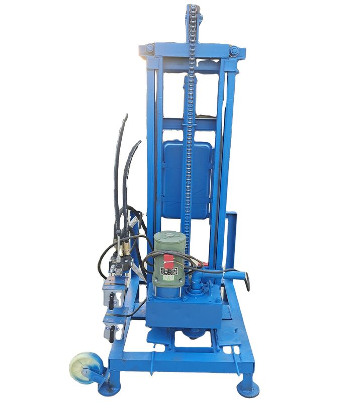 Machine de forage de puits d'eau portable de 150 m de profondeur 11 kW Moteur électrique à trois phases