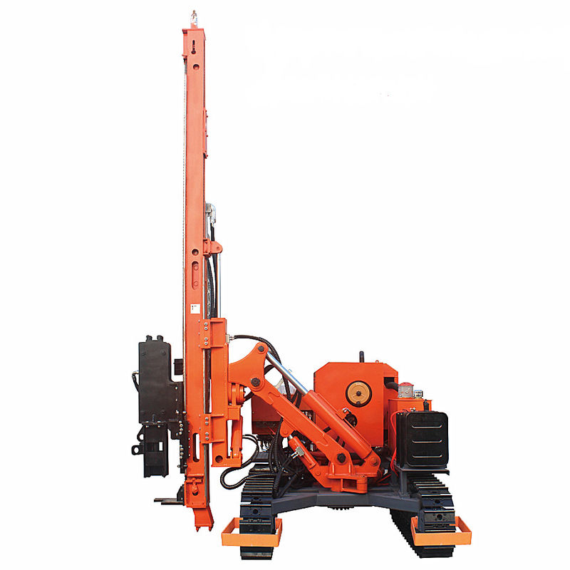 Équipement de conduite de pile solaire hydraulique de ramage 88 kW Moteur Yuchai 20 - 100 m profondeur de forage