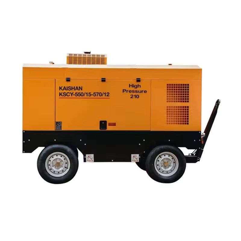 Compresseur d'air de forage à choc turbocompressé 140 kW 1.2Mpa / 1.5Mpa Pression de travail
