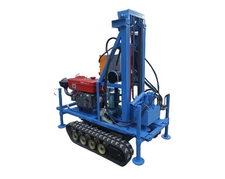 machine de forage de puits d'eau portable de type rampant 150 m profondeur 1500 mm longueur de forage