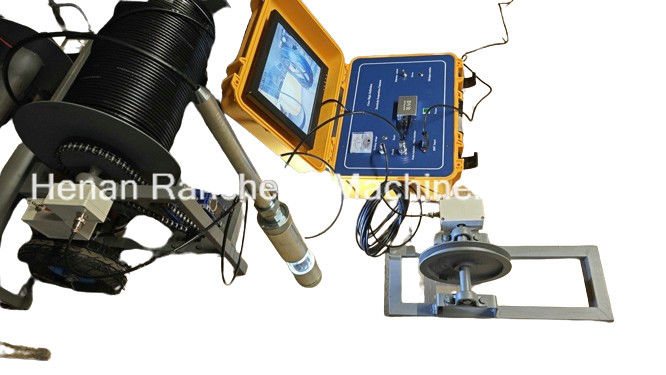 Range de mesure de la caméra de test de forage de 0 à 1 km L'interface de la sonde relie la sonde à la caméra de vérification de forage