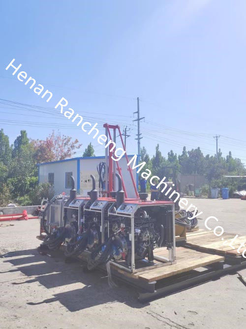 Machine de forage hydraulique portable pour le transport et l'assemblage faciles