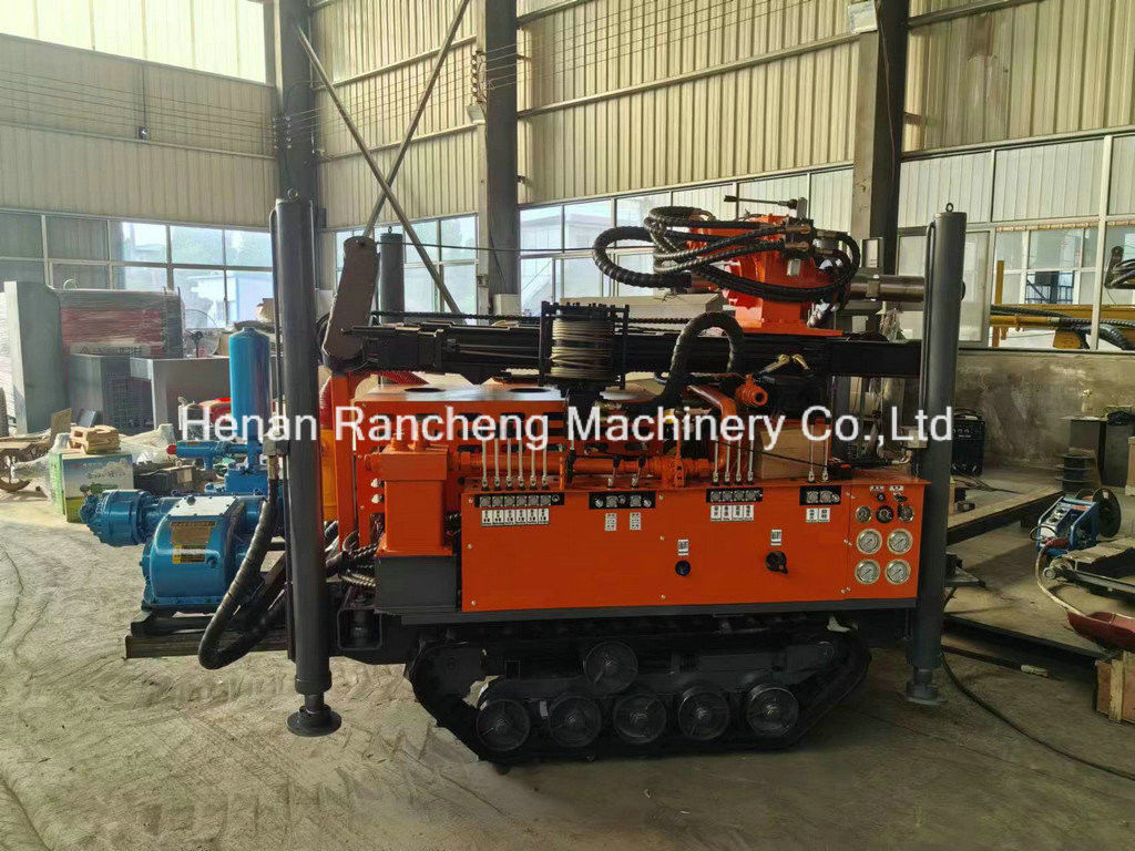Réglage de forage de puits d'eau de 180 m avec moteur YuChai de 77,3 kW pour forage