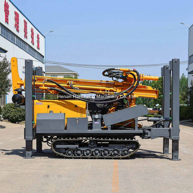 Réglage de forage de puits d'eau à 200 m de profondeur avec moteur diesel YuChai de 58 kW