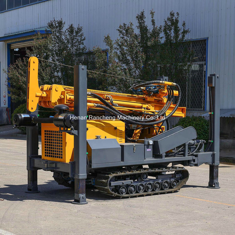 Réglage de forage de puits d'eau à 200 m de profondeur avec moteur diesel YuChai de 58 kW