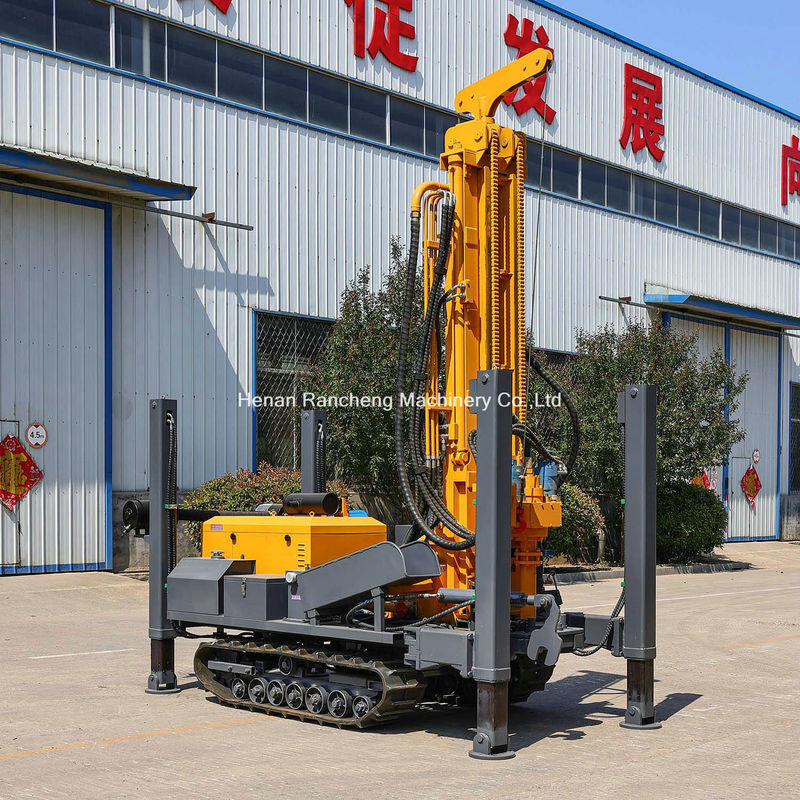 Réglage de forage de puits d'eau à 200 m de profondeur avec moteur diesel YuChai de 58 kW