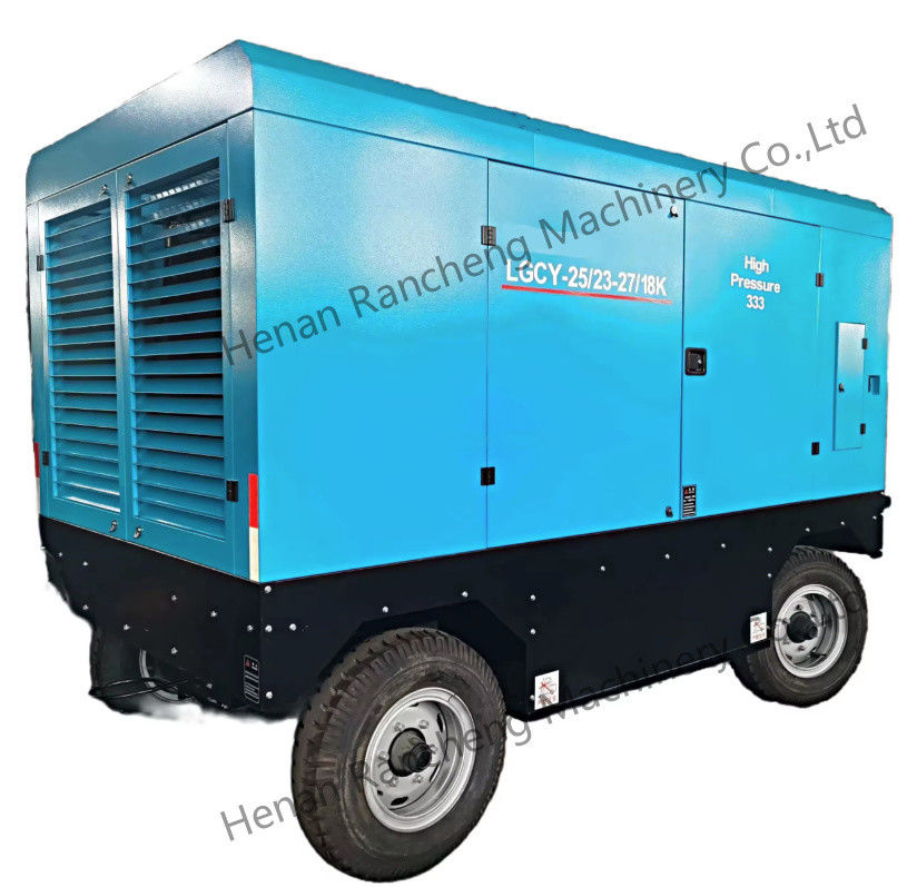 LGCY-25/23-27/18K 360HP Cummins Compresseur d'air portable à vis diesel à deux étages pour jack hammer / perceuse