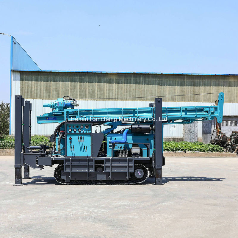 Efficacité et fiabilité Profondeur 350m Crawler montée machine de forage de puits d'eau avec moteur Yuchai de 91 kW