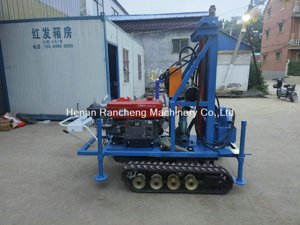 Forage de puits d'eau portable de 160 m avec moteur de 35 ch