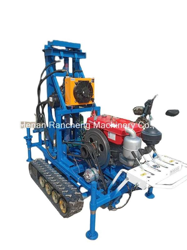 Facilité d'utilisation RCS200C Réglage portable de forage à rouleaux en caoutchouc avec 150 m de profondeur 450 mm de diamètre