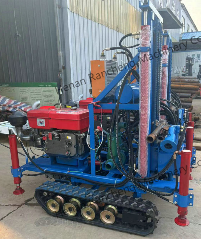 Profondeur de haute performance 160m Forage portable de puits d'eau léger avec moteur 35HP