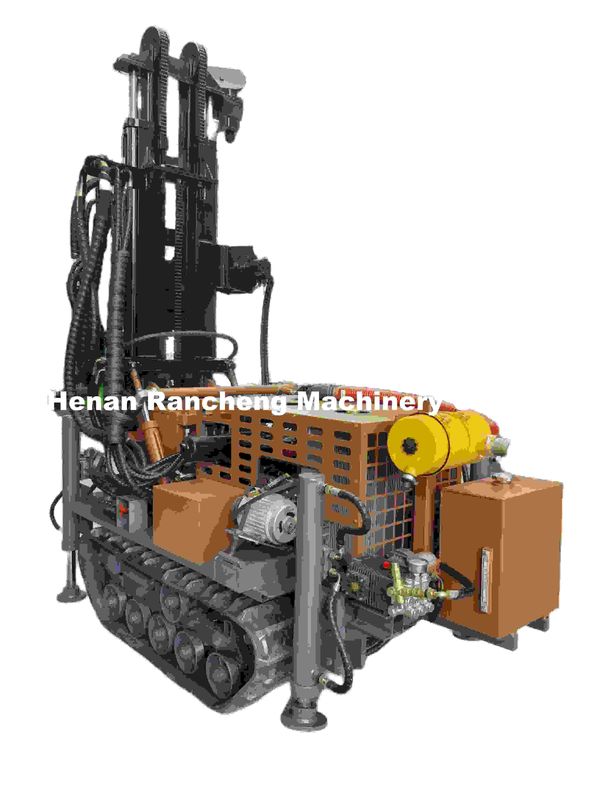 150 m de profondeur Mini Portable Crawler Machine de forage de puits d'eau pour les projets de forage de l'eau