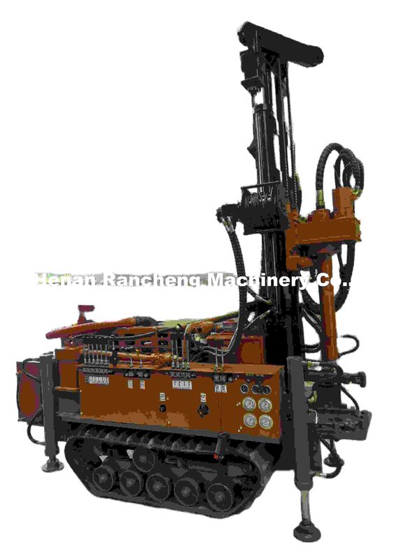 RCF150S 150m profondeur Compact Rubber Track Machine de forage de puits d'eau avec moteur Yuchai 42KW
