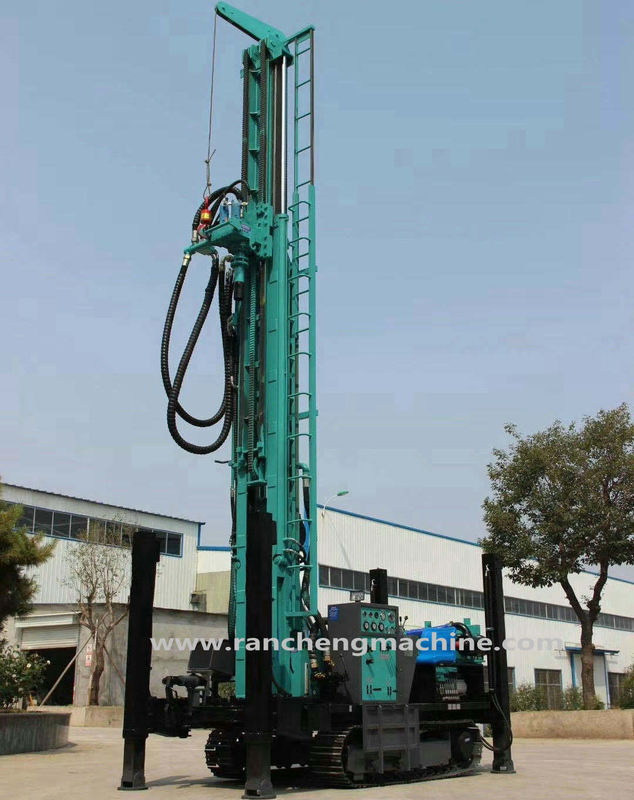 Machine de forage de roche à 280 m de profondeur Air DTH Water Well Bored Hole Rig