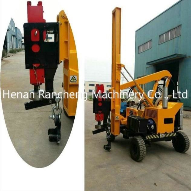 Conducteur de pile solaire avec moteur de 39 kW 170 cm Profondeur de forage 2600 mm Hauteur de la pile