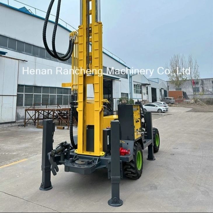 Forage hydraulique portable de puits de forage à 220 m de profondeur