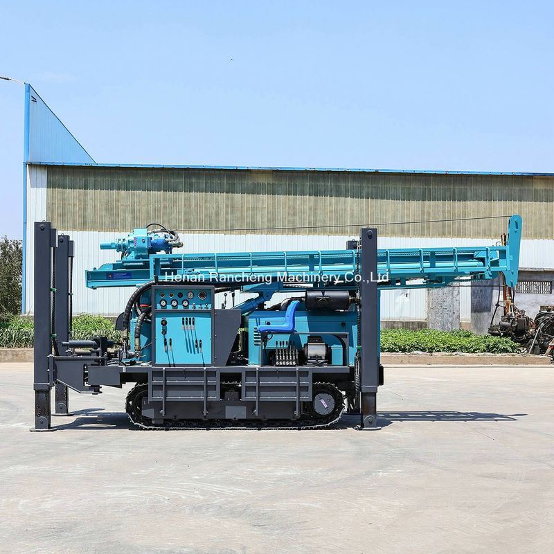 Profondeur de forage 280 m Machine de forage de puits d'eau profonde en roche avec moteur de 70 kW