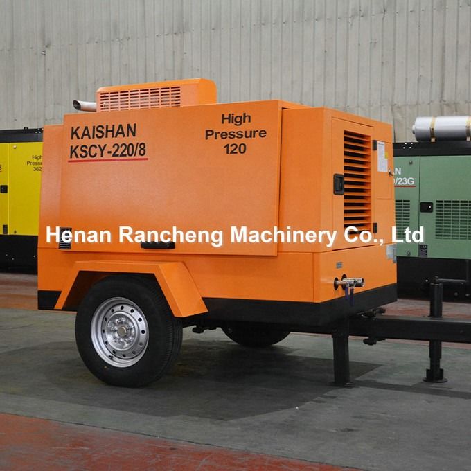 Compresseur d'air KSCY220/8 75HP moteur diesel Compresseurs d'air portables à vis