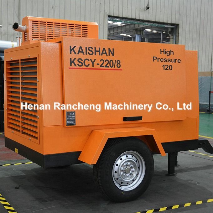 Compresseur d'air KSCY220/8 75HP moteur diesel Compresseurs d'air portables à vis