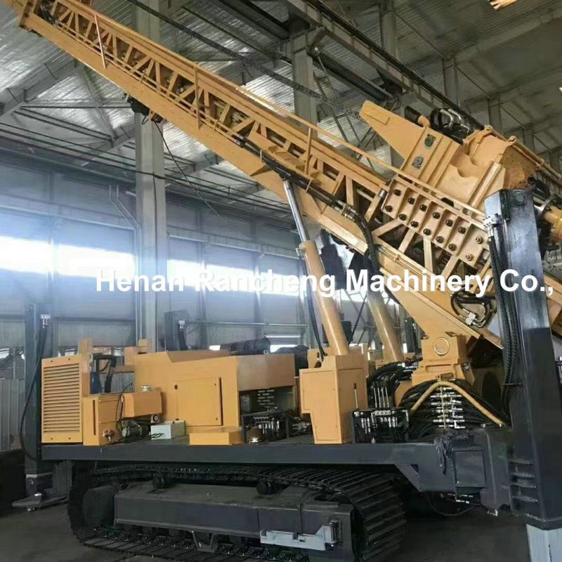 Profondeur de 1000m puits d'eau profonde de la plateforme d'exploration géotechnique machine avec 194KW moteur Cummins