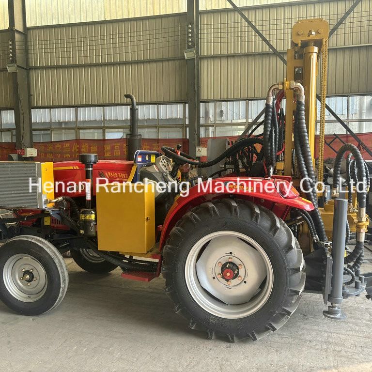 200m Tracteur monté à grande puissance Machine de forage de puits d'eau Tracteur Forage de puits profonds
