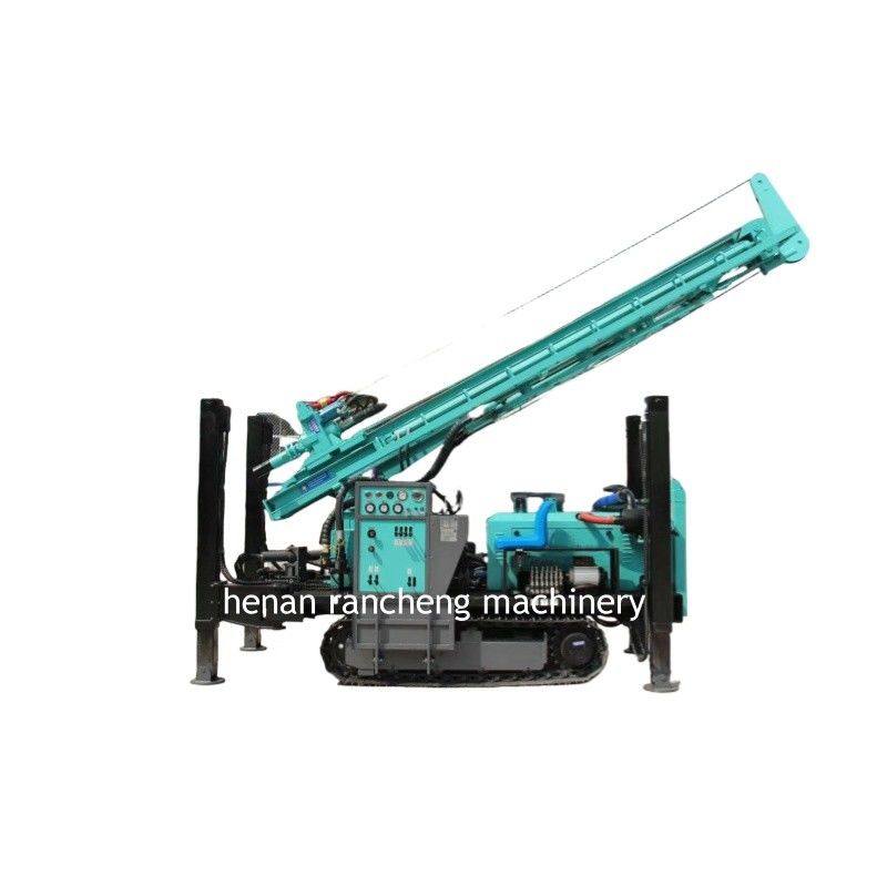 Profondeur de forage 280 m Machine de forage de puits d'eau profonde en roche avec moteur de 70 kW
