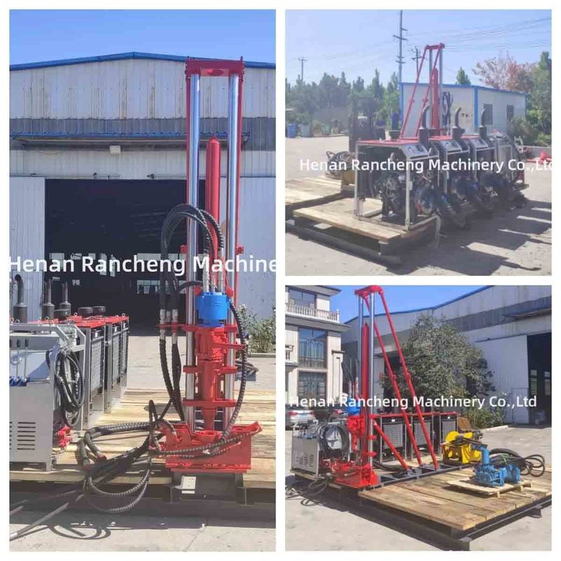 Machine de forage à levage pour exploration minière de charbon RCK400P Full Hydraulic Portable Petite plateforme de forage de noyau de forage en eau profonde