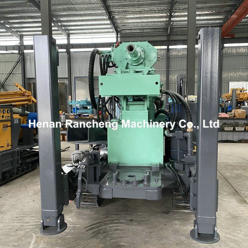 Profondeur de forage de puits d'eau de 350 m Machine de forage de puits avec moteur Yuchai de 91 kW