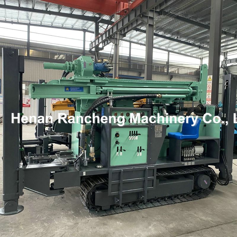Profondeur de forage de puits d'eau de 350 m Machine de forage de puits avec moteur Yuchai de 91 kW