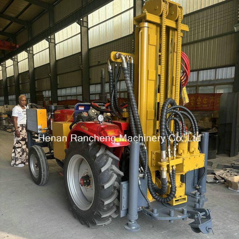 Télécommande Tracteur Forage de puits d'eau 260m Forage de puits d'eau agricole et pneumatique