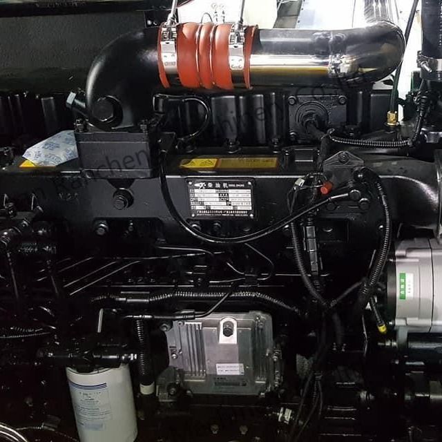 Compresseur d'air à vis diesel de 25 bar 1107 cm3 pour puits d'eau avec 400 ch Yuchai