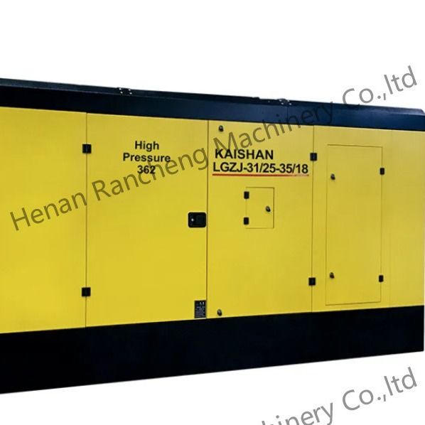 Compresseur d'air à vis diesel de 25 bar 1107 cm3 pour puits d'eau avec 400 ch Yuchai