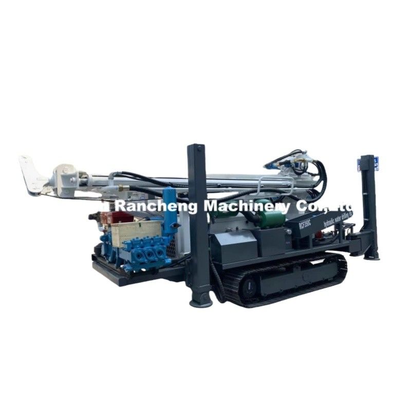 Profondeur de forage de puits d'eau de 350 m Machine de forage de puits avec moteur Yuchai de 91 kW