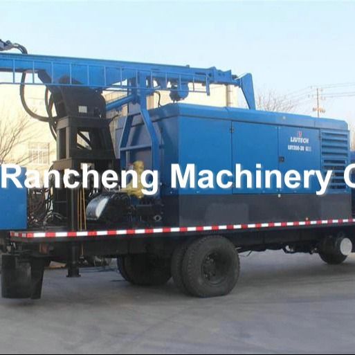 Forage de puits en eau profonde de 200 m avec 118 ch Cummins pour 115-350 mm de forage