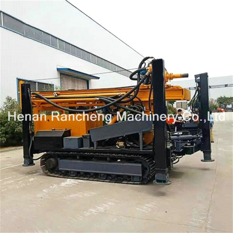 Machine de forage de puits hydrauliques pneumatiques à eau profonde de 500 m