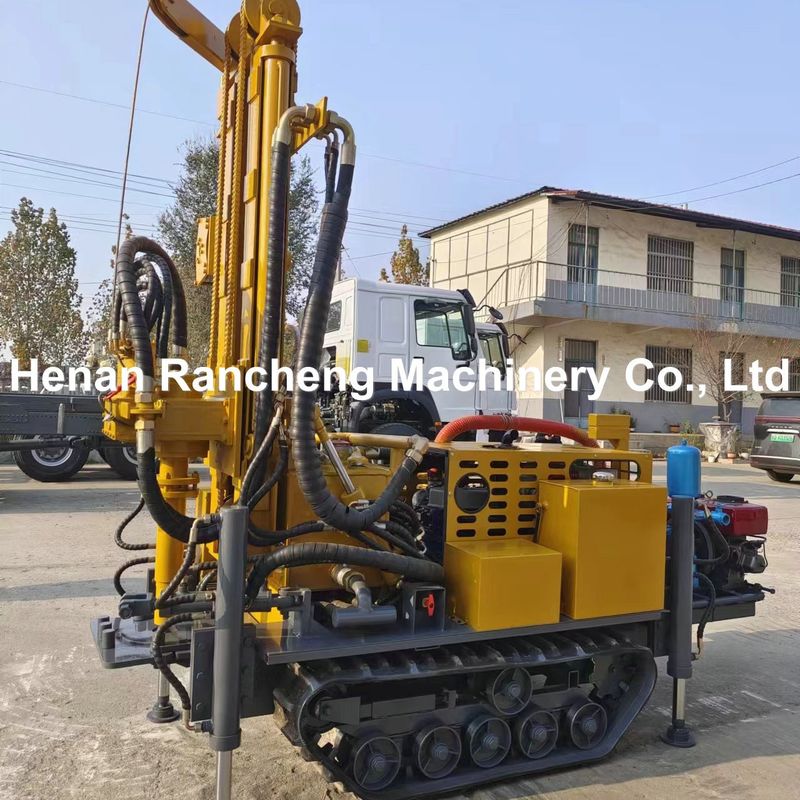 150m Profondeur de forage Pneumatique DTH Crawler Forage pour puits d'eau Forage machine pour forage machine entraînée par moteur diesel