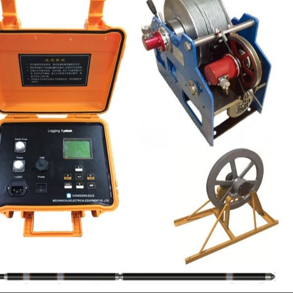 Équipement de diagraphie de forage RCQ-2D Système d'enregistrement numérique avec sonde de résistivité électrique et de gamma naturel JDX-2Dr