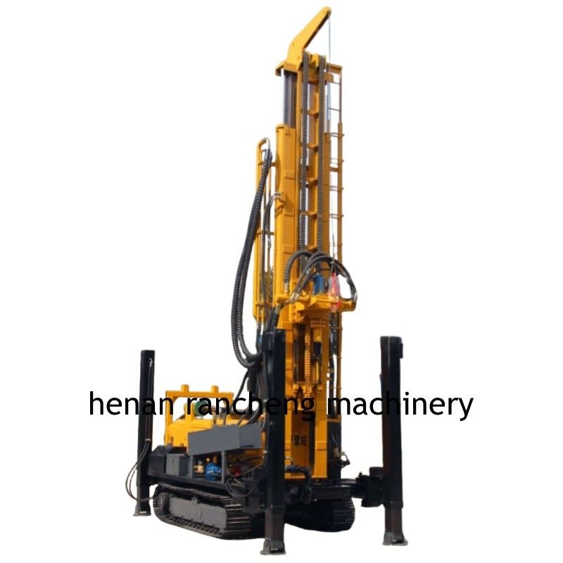 Pieds de support hydraulique de haute hauteur 350m Réglage de forage de puits d'eau avec moteur de 91 kW