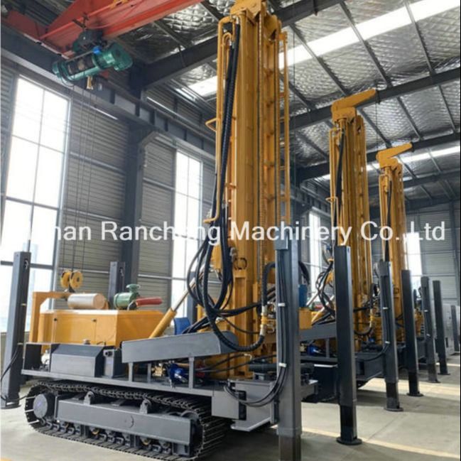 500m Forage hydraulique de puits d'eau Forage de puits d'eau Forage de puits de forage de noyau minier Machine de forage RC